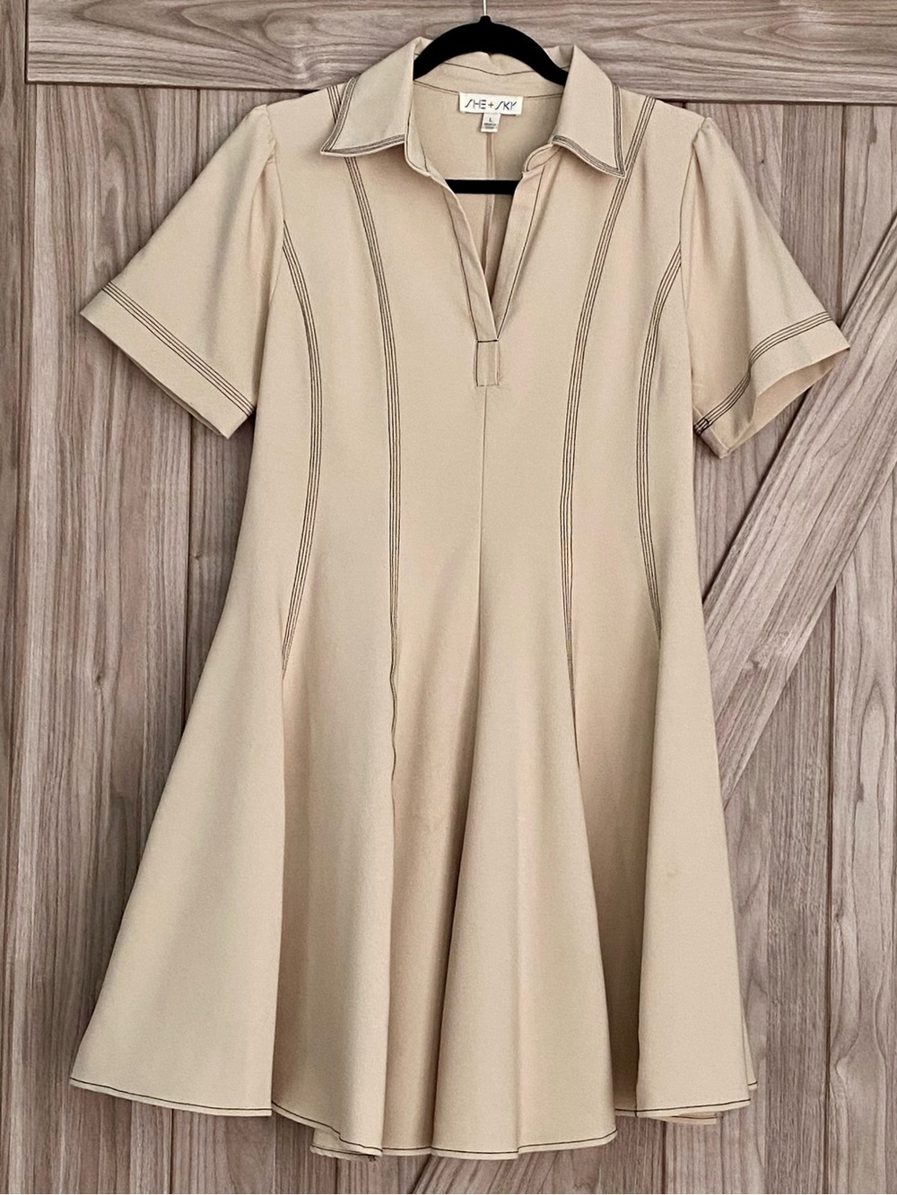 She + Sky fit and flare casual dress size large